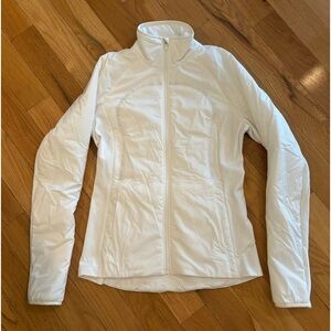 Lululemon lightweight jacket, white, size 8.